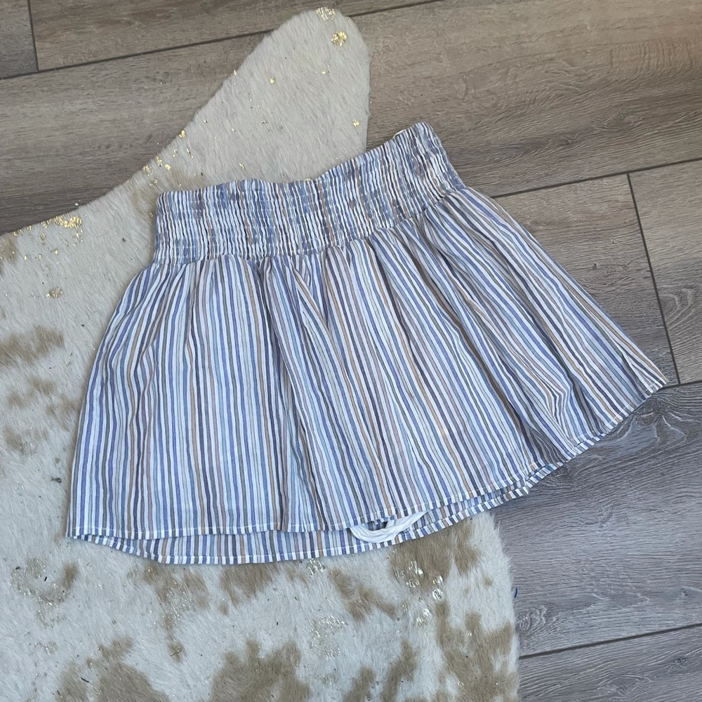Honey Punch striped mini skort - Picture 1 of 4